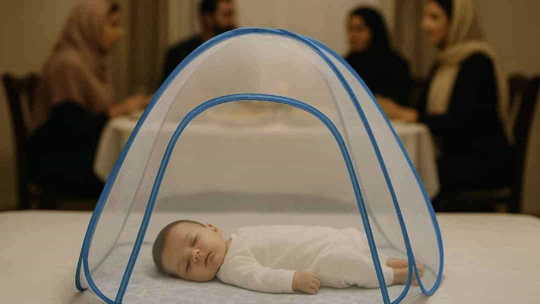 عرضه مستقیم پشه بند نوزاد و کودک از تولیدی آتور در کرج
